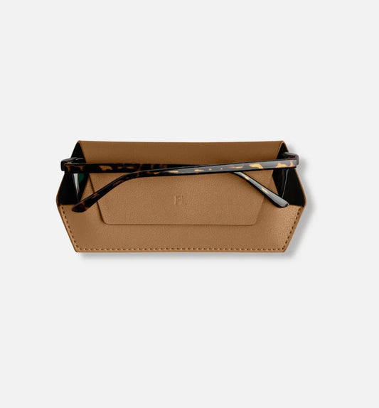 Leather Glasses Case – Tan