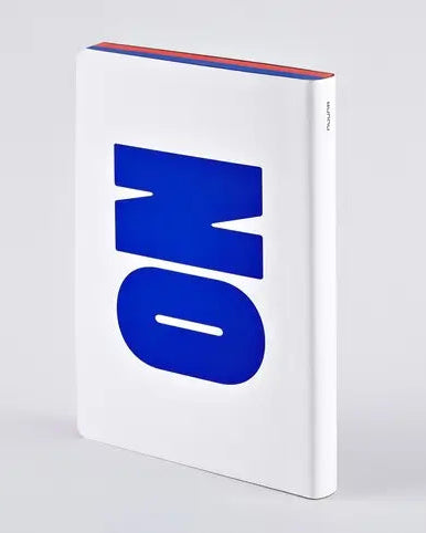 Nuuna Yes/No notebook - the no side with blue letters. The other side says yes :P