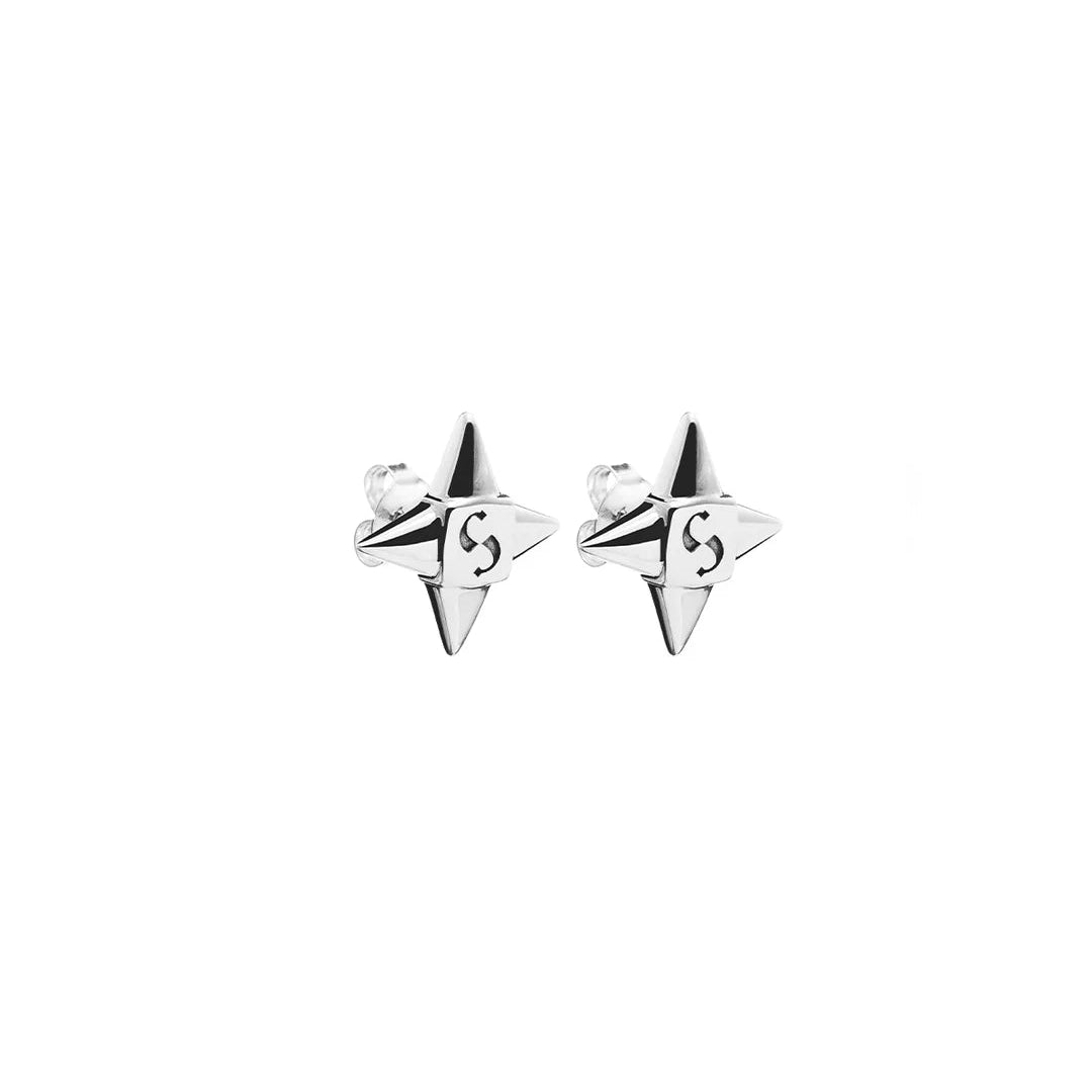 Star Shock Sterling Silver Sleeper Earrings | LIMITED EDITION | Mixed Emotions Collection