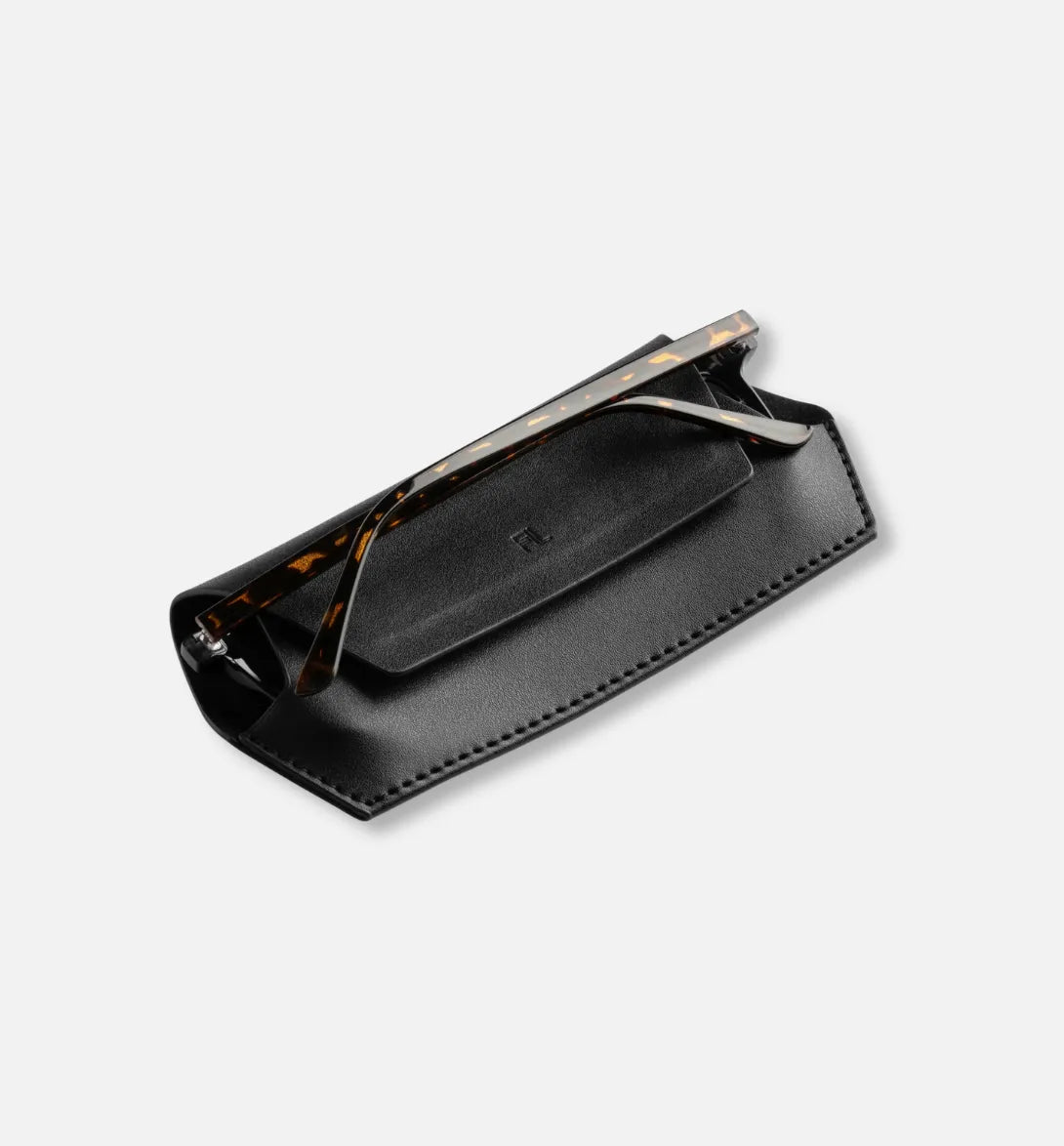 Leather Glasses Case – Black