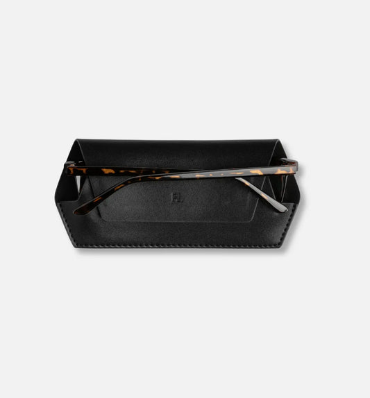 Leather Glasses Case – Black