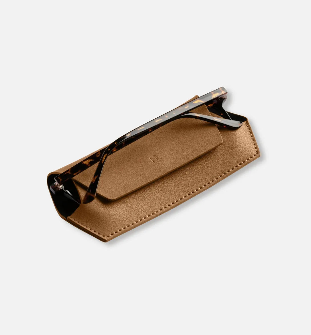 Leather Glasses Case – Tan
