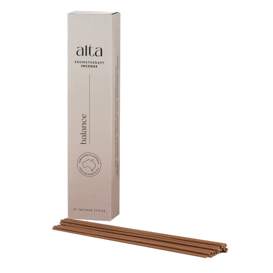 Alta Balance Incense Sticks in minimalist packaging