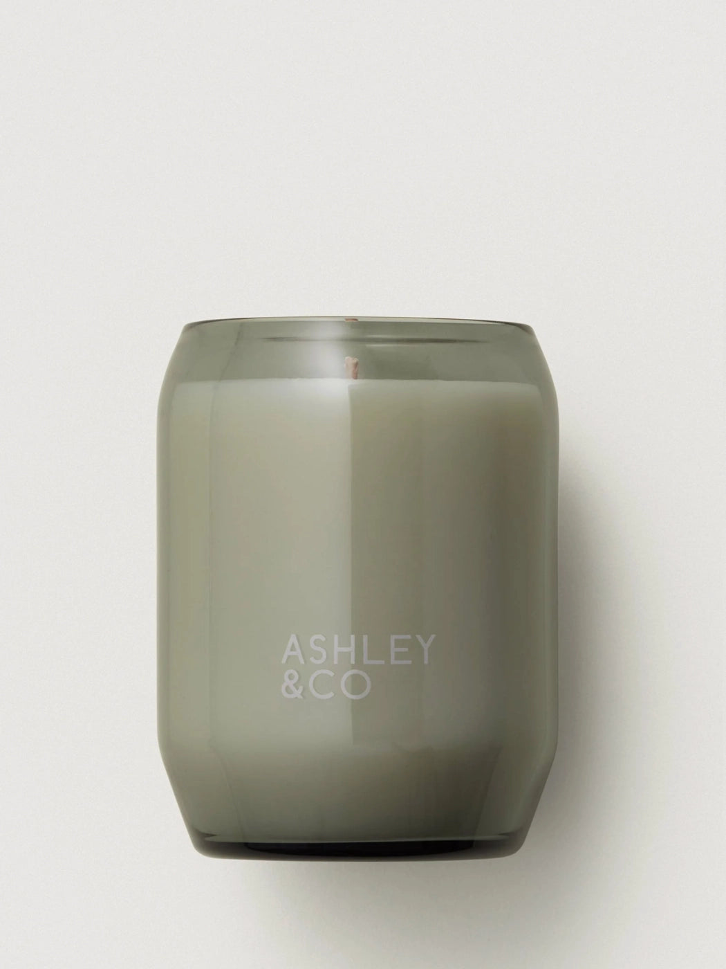 Ashley and Co Waxed Perfume Candle in the Tui and Kahili scent on a white background