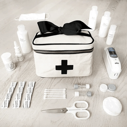 First Aid Storage Case can be used as a first aide kit, travel or makeup bag
