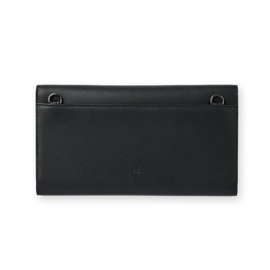 Fox and Leo The Traveller in black as seen from behind... it's a travel wallet and it rocks.