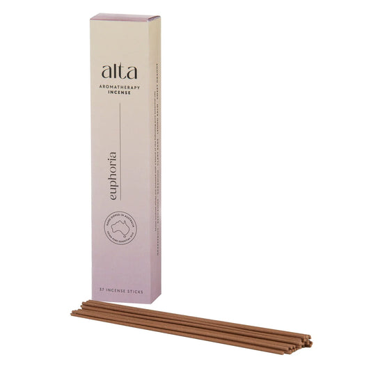 Alta Euphoria Incense Sticks in minimalist packaging