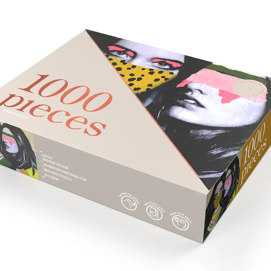 The 1000 piece Journey of Something Eden puzzle box.