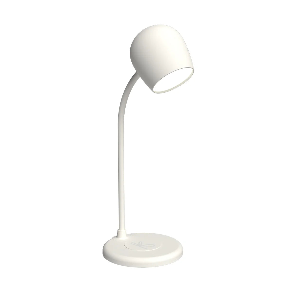 Kreafunk Ellie White Lamp with built-in Bluetooth speaker and wireless charger