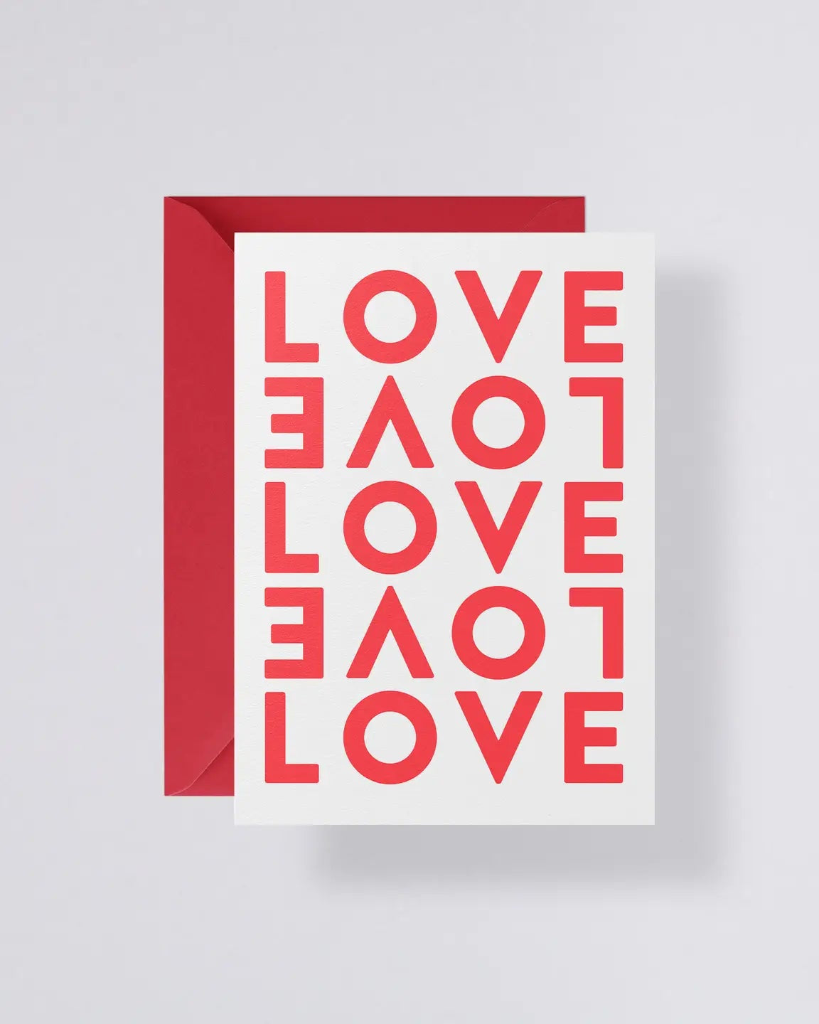 LOVE Blank Greeting Card from Hunted + Co.
