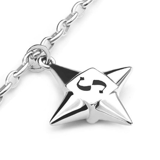 Star Shock sterling silver necklace featuring nautical star pendant