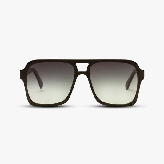 Oversized black sunglasses inspired by Donna Summer