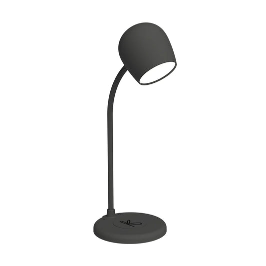 Kreafunk Ellie Black Lamp | 3-in-1 Light, Speaker & Charger | Danish Design