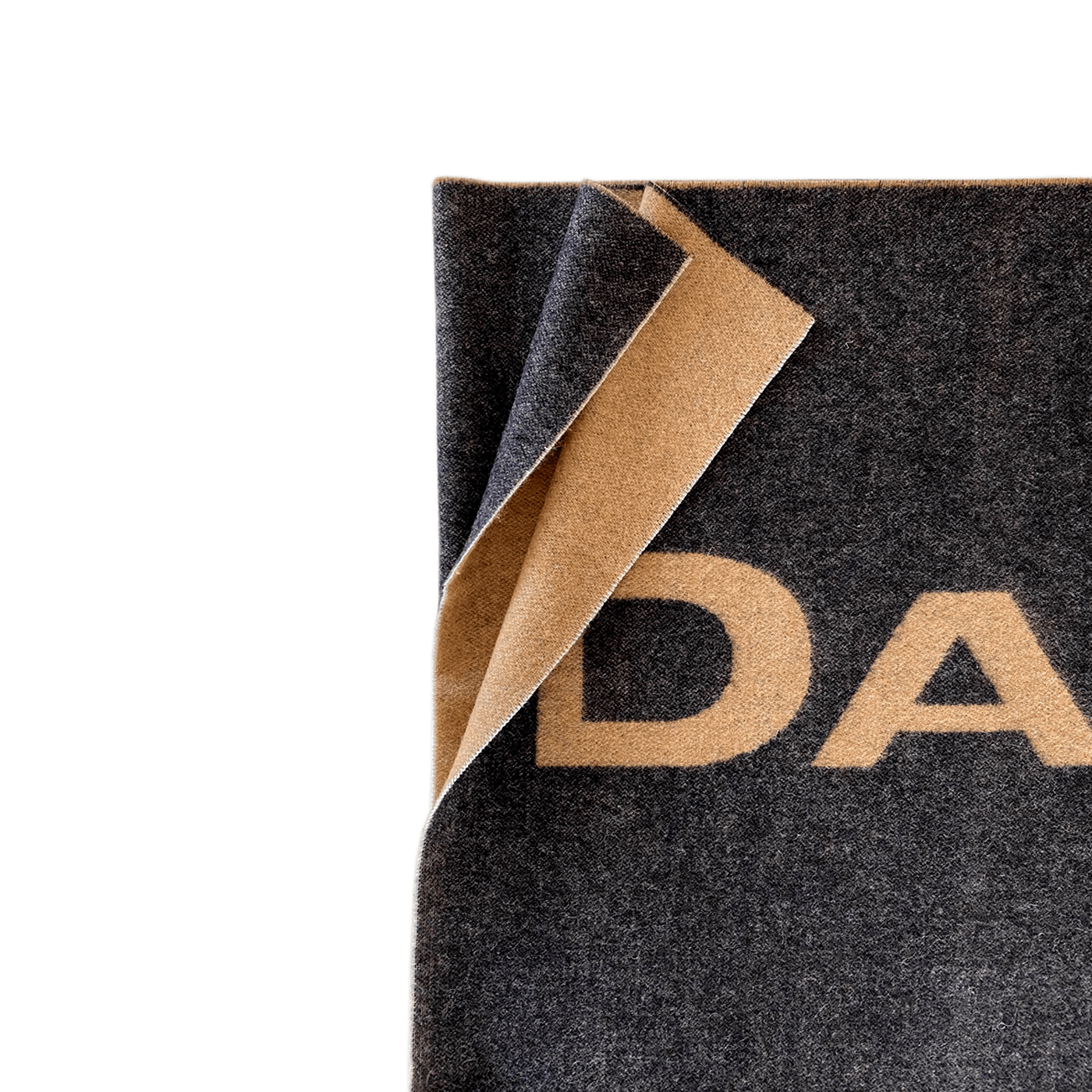 The Ferguson Wool Logo Blanket Scarf