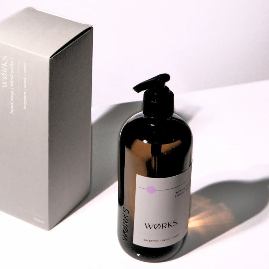 WØRKS Bergamot Liquid Hand Soap 500ml |  Bergamot + Neroli + Cedar