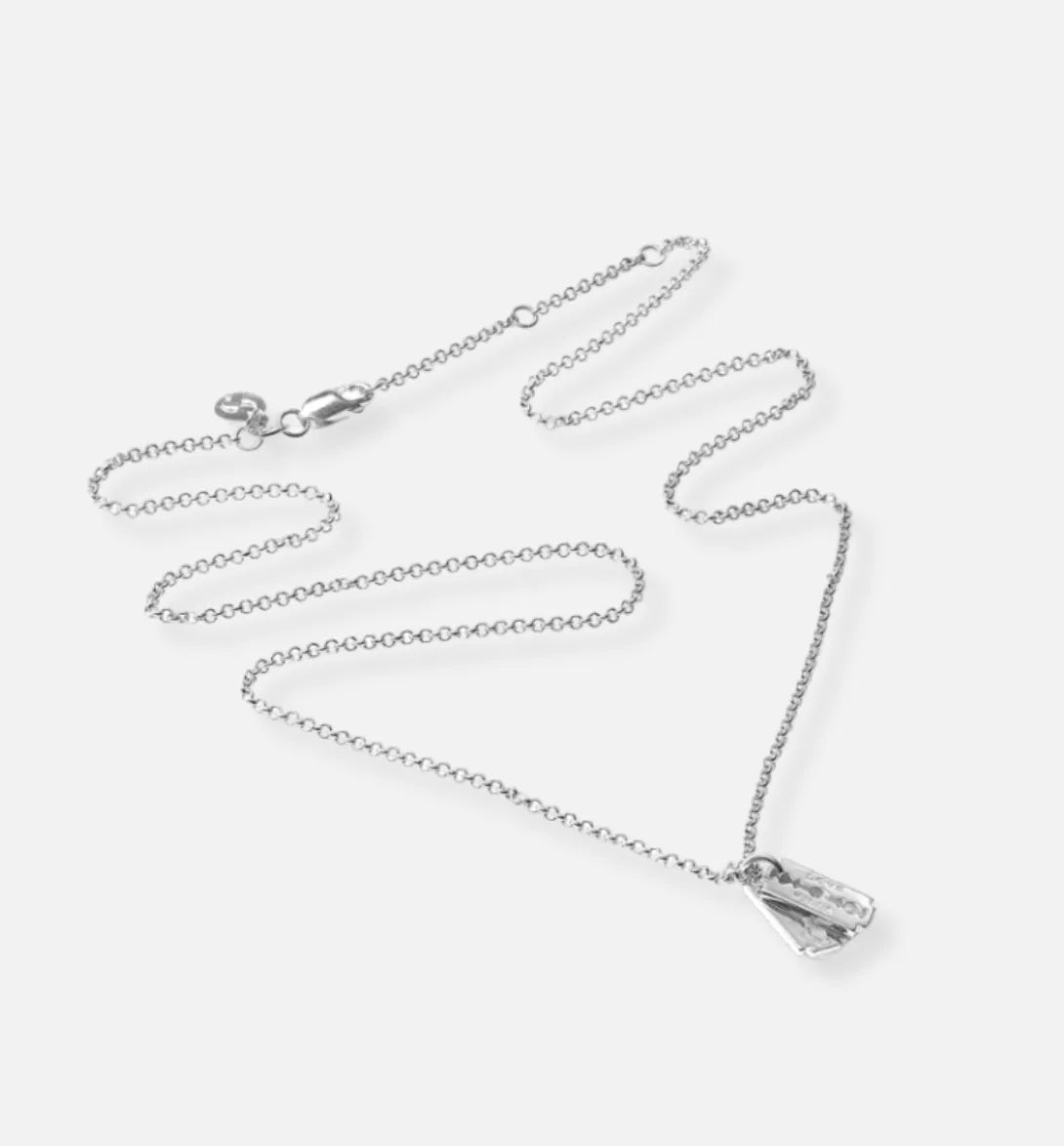 Baby Blades Silver Necklace