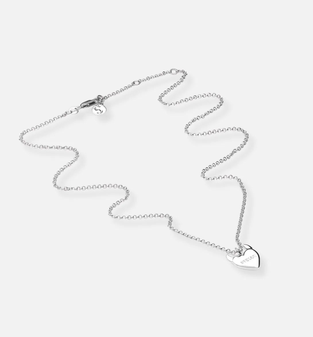 Sinister Heart Sterling Silver Necklace
