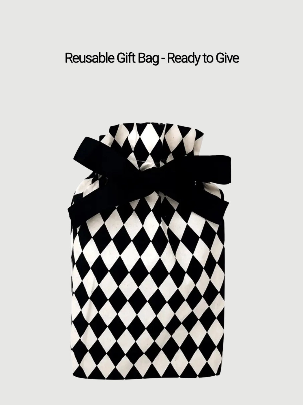 Reusable Bag-all New York fabric gift bag, premium wrap alternative for gifting